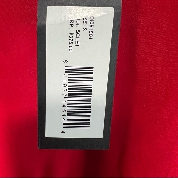 Halston Heritage
Bateau Neckline Knee-Length Dress in Scarlet Red, New with Tags - Picture 5 of 6